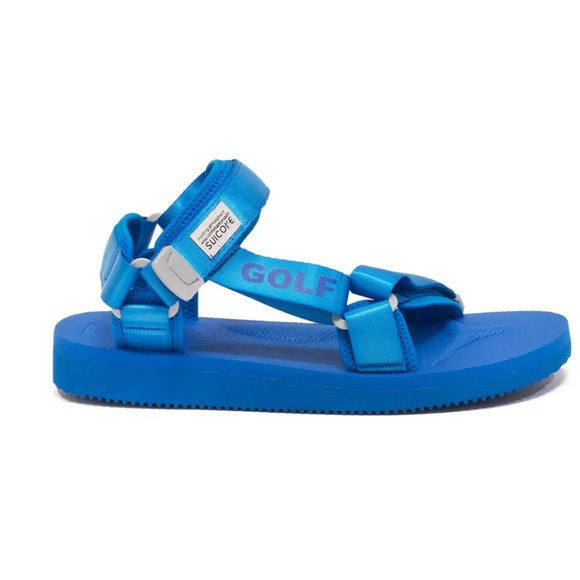 NWOT Golf Wang x SUICOKE DEPA Sandals Blue M's Size 8/W's 10 - Picture 1 of 12